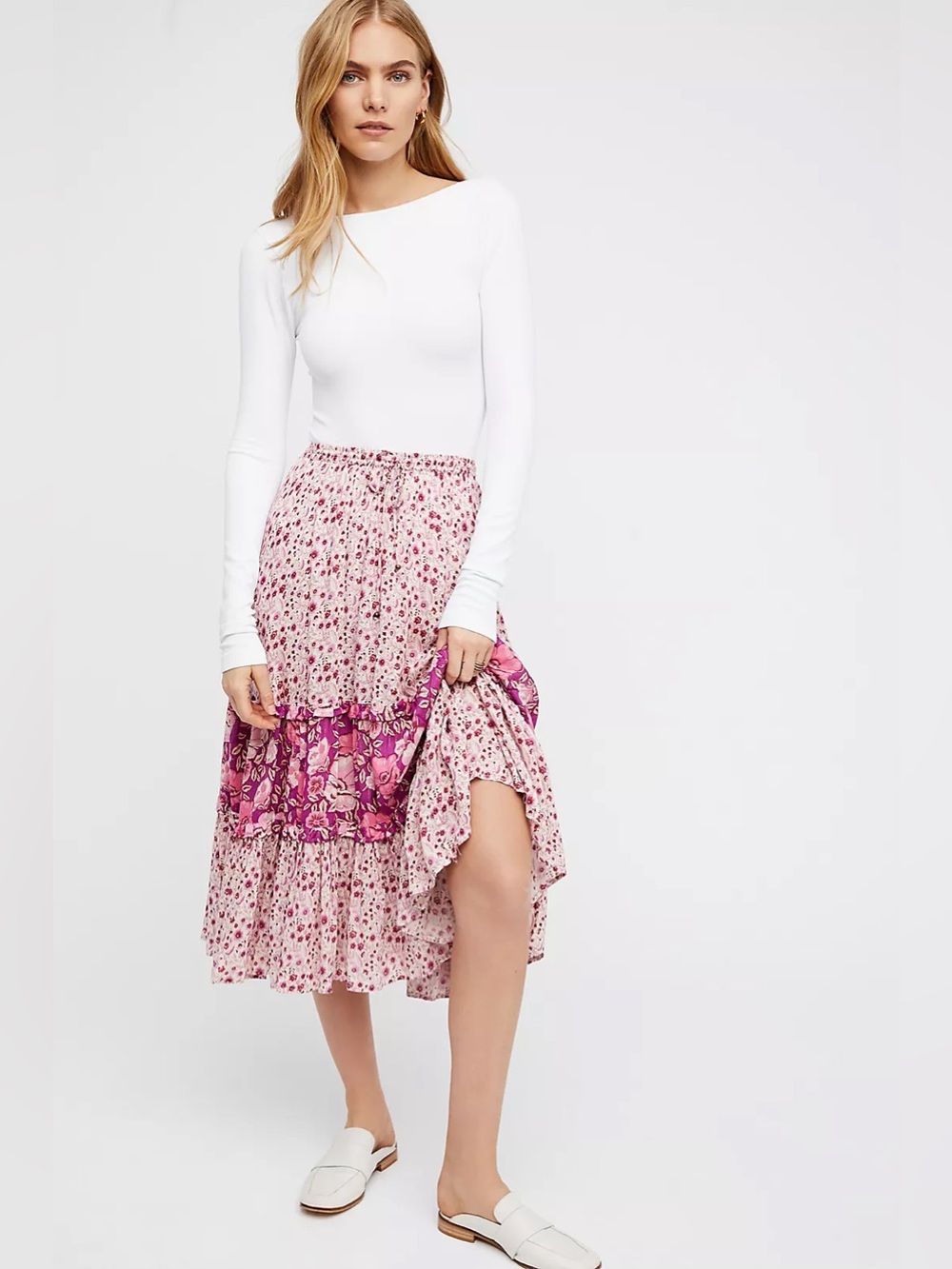 Spell & The Gypsy Winona Midi Skirt , sz : small